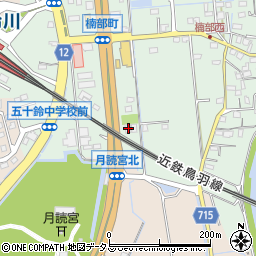 三重県伊勢市楠部町乙-61周辺の地図