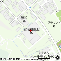 安治川鉄工株式会社　中国工場材料管理周辺の地図