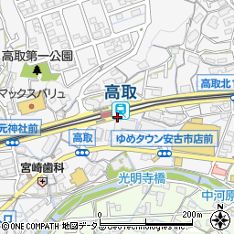 高取駅周辺の地図