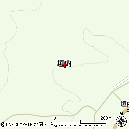 広島県三原市八幡町垣内周辺の地図