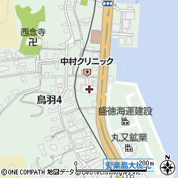 ダイソー鳥羽店周辺の地図