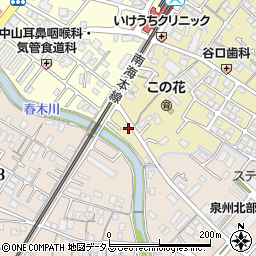 大阪府岸和田市春木旭町1-10周辺の地図