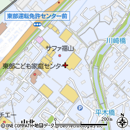 博多ラーメン味の蔵 サファ 福山本店周辺の地図