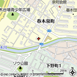 セブンイレブン岸和田春木泉町店周辺の地図
