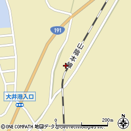 山口県萩市大井大井馬場下周辺の地図