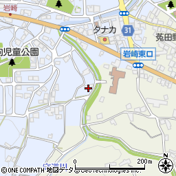 奈良県宇陀市菟田野岩崎46周辺の地図