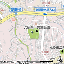吉備津神社周辺の地図