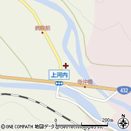 広島県東広島市河内町上河内223周辺の地図