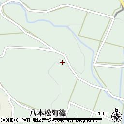 広島県東広島市八本松町篠639周辺の地図