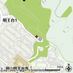 草戸山公園トイレ周辺の地図