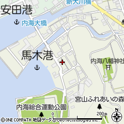 香川県小豆郡小豆島町馬木甲-50-30周辺の地図