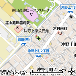 沖野上町南公園周辺の地図