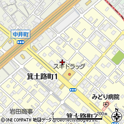 セリア岸和田店周辺の地図