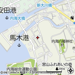 香川県小豆郡小豆島町馬木甲-54周辺の地図