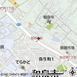 弥生4号公園周辺の地図