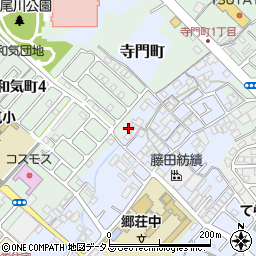 和気4号公園周辺の地図
