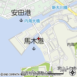 香川県小豆郡小豆島町馬木甲-59周辺の地図