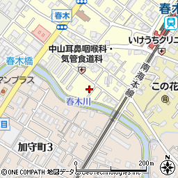 大阪府岸和田市春木若松町1-60周辺の地図