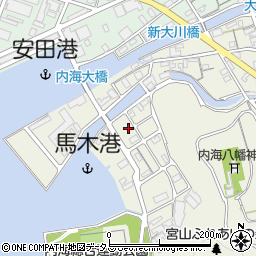 香川県小豆郡小豆島町馬木甲-54-9周辺の地図