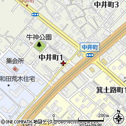 岸和田市消防署八木出張所周辺の地図