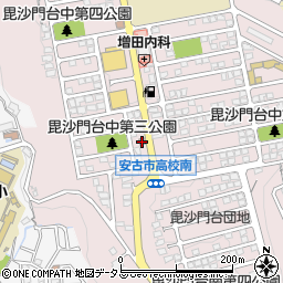 広島毘沙門台郵便局 ＡＴＭ周辺の地図