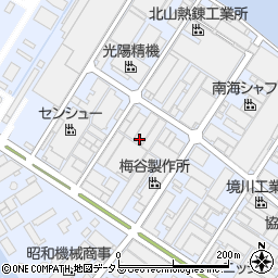 〒596-0013 大阪府岸和田市臨海町の地図