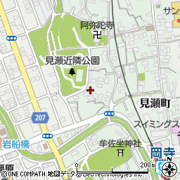 奈良県橿原市見瀬町周辺の地図