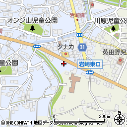 奈良県宇陀市菟田野岩崎32周辺の地図
