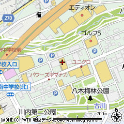 パワーズ広島店周辺の地図