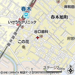 朝日堂春木本店周辺の地図