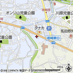 奈良県宇陀市菟田野岩崎36周辺の地図