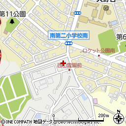 大阪府大阪狭山市大野西1225周辺の地図
