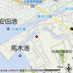 香川県小豆郡小豆島町馬木甲-61周辺の地図