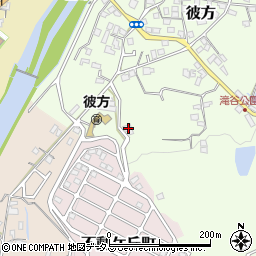 大阪府富田林市彼方15-1周辺の地図