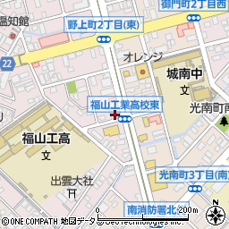 広島銀行福山野上支店 ＡＴＭ周辺の地図