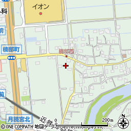 三重県伊勢市楠部町乙-17周辺の地図