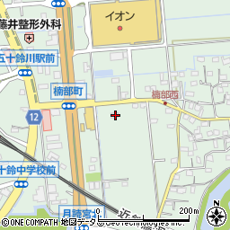 三重県伊勢市楠部町乙-50周辺の地図