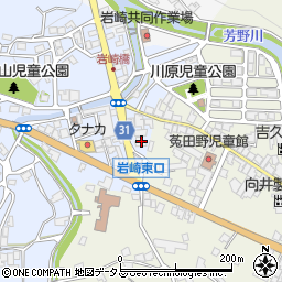 奈良県宇陀市菟田野岩崎26周辺の地図