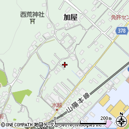 広島県福山市津之郷町加屋293-2周辺の地図