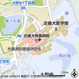 ファミリーマート近畿大学病院店周辺の地図