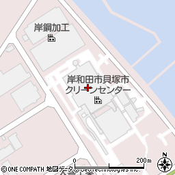 岸和田市貝塚市クリーンセンター周辺の地図