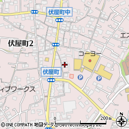 ファミリーマート和泉伏屋町周辺の地図