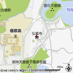 弘誓寺周辺の地図