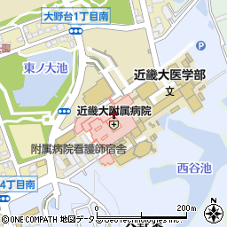 近畿大学東洋医学研究所附属診療所周辺の地図