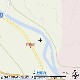 広島県東広島市河内町上河内235周辺の地図