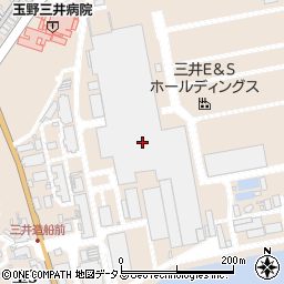 興和総業株式会社　三井造船作業所周辺の地図