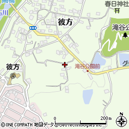 大阪府富田林市彼方180周辺の地図
