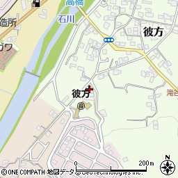 大阪府富田林市彼方21周辺の地図