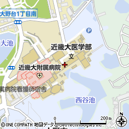 大阪府立羽曳野支援学校近大附属病院分教室周辺の地図