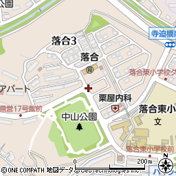 広島県広島市安佐北区落合周辺の地図